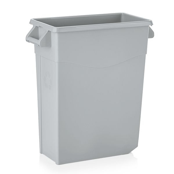 WAS Abfallbehälter, 65 Liter, 58,5 x 29 x 67 cm, Polypropylen, 9237650