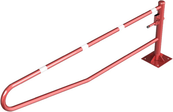 Schake Gatterschranke drehbar 3,00 m mit Dreikantverschlu, 413_301FBP