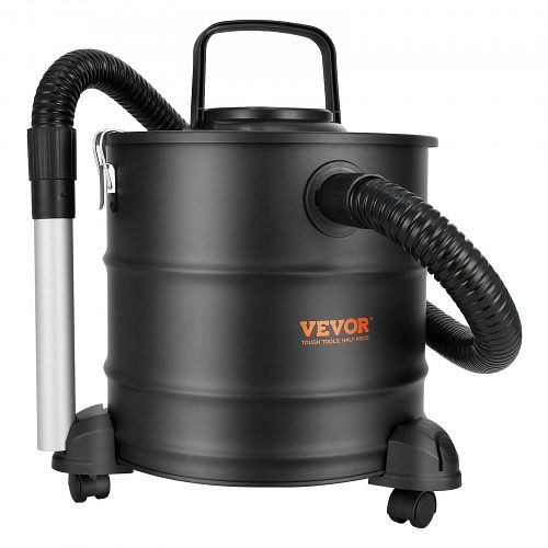 VEVOR Aschesauger mit HEPA-Filtersystem Ruß Staubsauger Kaminsauger Aschestaubsauger Kaminstaubsauger, 20L Metallbehälter, ZKXHQJL220V1LUO82V2