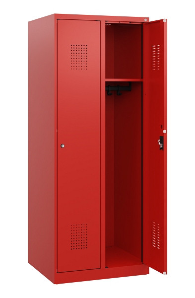 C+P Spind Evolo PLUS, 2 Abteile, 1530x600x500mm, 3020/3020, Zylinderschloss, 0490005-20 S10051
