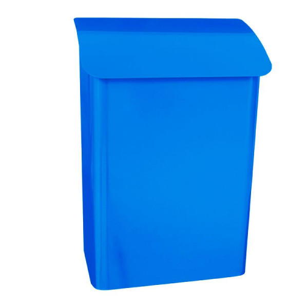 STEIN HGS Wandbriefkasten Lugon, blau, Stahl, verzinkt, 83704.0002