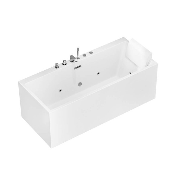 HOME DELUXE Badewanne AMBER Mit Whirlpool Funktion, 60966