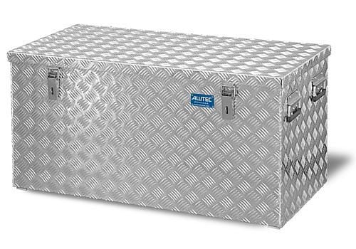 DENIOS Transportkiste aus Aluminium-Riffelblech, 250 Liter Volumen, 254872
