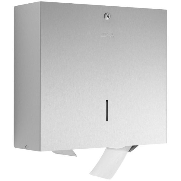 Wagner EWAR Toilettenpapierhalter für Rollen WP163-S, matt geschliffen, 727290