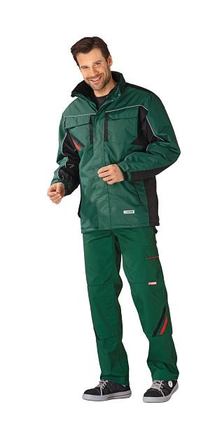 Planam Highline Winterjacke, grün/schwarz/rot, Größe 5XL, 2305072