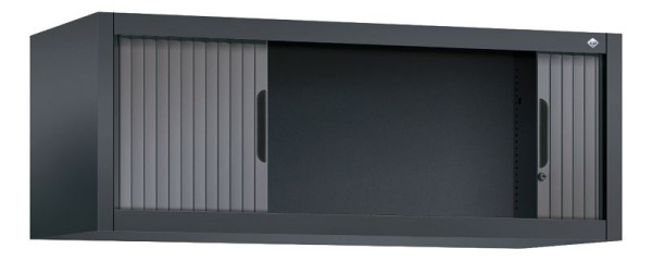 C+P Rollladenschrank Omnispace, H450xB1200xT420mm, Farbe: Schwarzgrau, Griffmulde, 3263-00 S10045