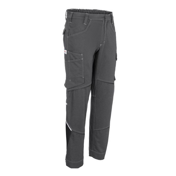 Kübler ICONIQ Hose 100% Baumwolle, Farbe: anthrazit/schwarz, Größe: 28, 2340 1301-9799-28
