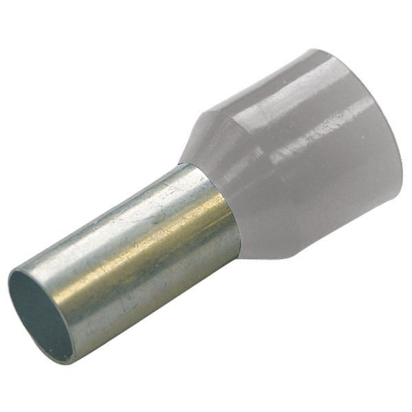 Haupa isolierte Aderendhülse 2,5 mm²/18 mm grau, VE: 100 Stück, 270031