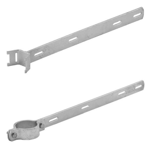 Stein HGS Schelle als Fahnenhalterung, Bandmontage, 600 mm, r-ab60