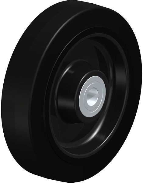 Blickle POEV 200/20K Rad aus Elastik-Vollgummi, Schwarz, 42978