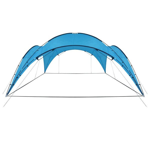 vidaXL Kuppelpavillon 450x450x265 cm Hellblau, 91570