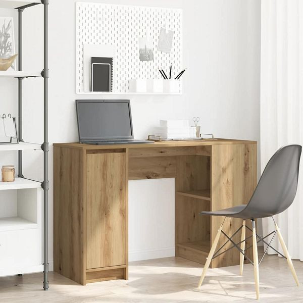 vidaXL Schreibtisch Artisan-Eiche 120x42x76 cm Holzwerkstoff, 861822