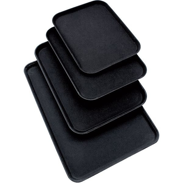 Stalgast Tablett, mit rutschhemmender Oberfläche, schwarz, 51 x 38 cm (BxT), BB2507510