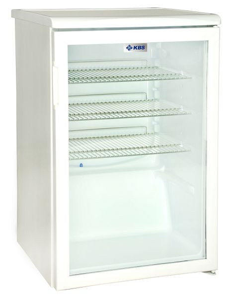 KBS Glastürkühlschrank K 140G weiß, 9190140