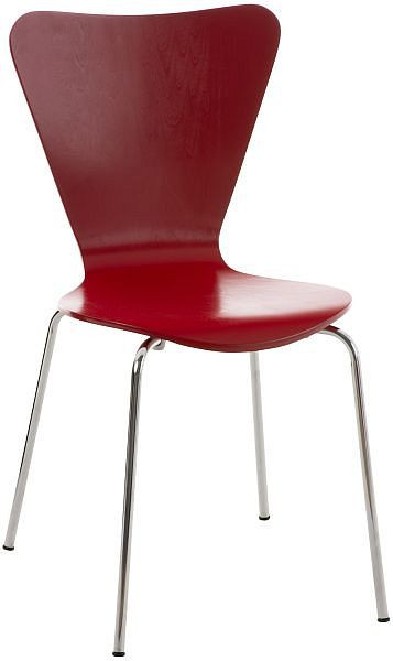 CLP Besucherstuhl Calisto, rot, 181056405, 4251152625344