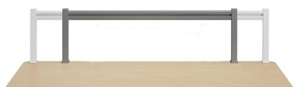 Deskin Zubehör MULTI M, Ablagesystem, Silbergrau, 1200 mm, 331932