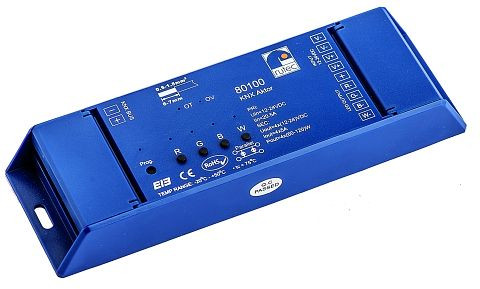 rutec KNX Aktor 240W/12V 480W/24V RGB für VARDAflex 4x1 Kanal 4 Adressen, 80100