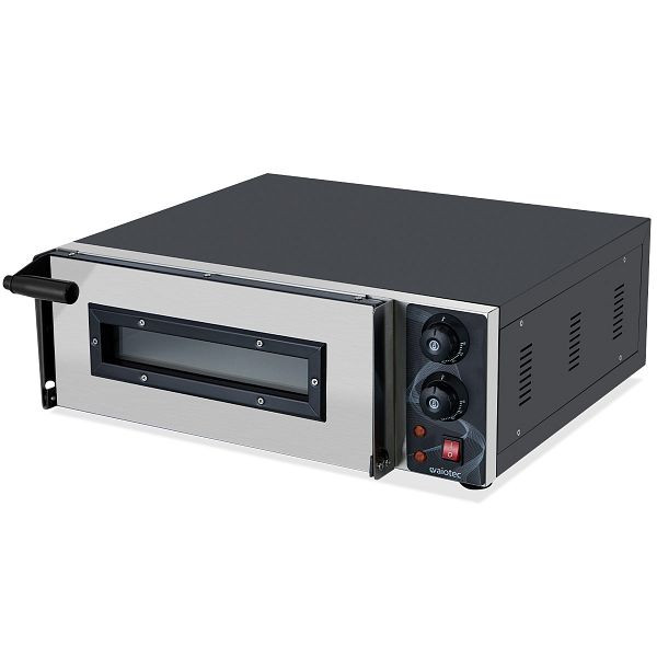 Vaiotec EASYLINE Elektro Pizzaofen mit 1 Backkammer, Temperaturbereich 50-350°C, 58,5x57x23 cm, 11035