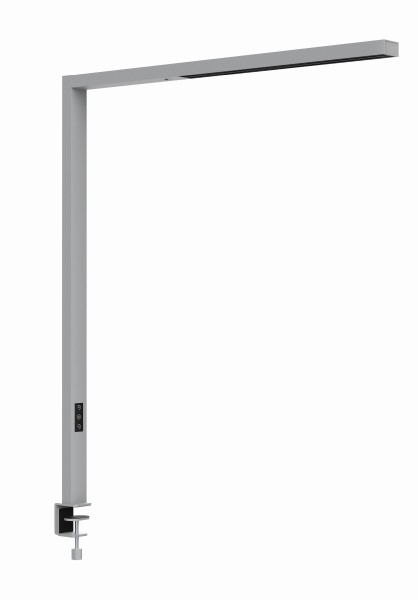 MAUL LED-Schreibtischlampe mit Tischklemme MAULsirius Bewegungs-/Lichtsensor mit Farbwechsel-Funktion, silber, 8259395