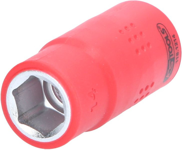 KS Tools 1/2" Isolierte Stecknuss, 14 mm, 118.1214, 4042146873359