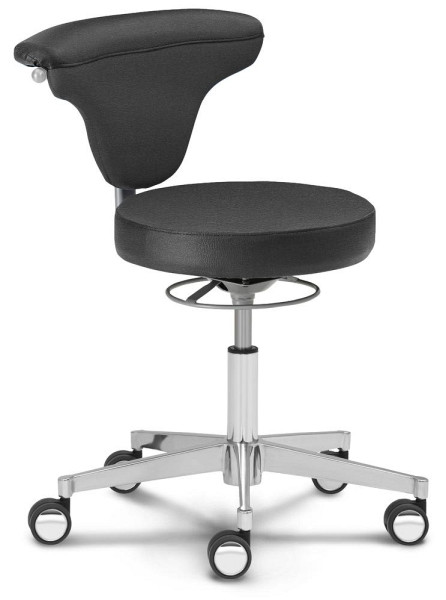 Deskin Drehstuhl MED COMFORT, Schwarz, 610 x 610 x 720 mm, 346752