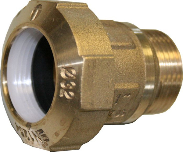 SBN Polirohrverschraubung 1/2" AG Messing, 20115