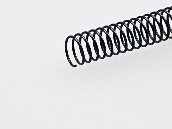 RENZ Plastikspiralen Ø= 16 mm, schwarz; Steigung 6,2865 mm, Länge: 32 cm, VE: 100 Stück, 067160122032