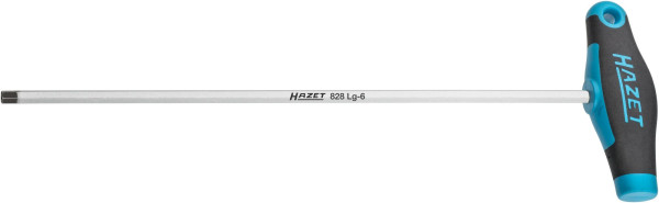 Hazet Scheinwerfer-Einstell Werkzeug, Sechskant-Schraubendreher, extra lang, Innen-Sechskant Profil, 6 mm, 828LG-6