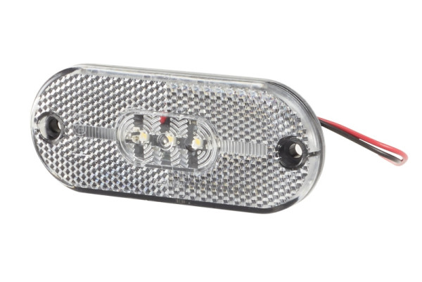 HELLA VALUEFIT Positionsleuchte, Valuefit, LED, 12V, Anbau/Schraubanschluss, Lichtscheibenfarbe: glasklar, LED-Lichtfarbe: gelb, vorne, 2PG 357 009-021