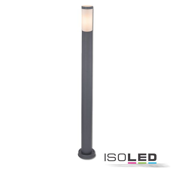 ISOLED Pollerleuchte 1100 anthrazit, IP44, 1x E27 Fassung, ohne Leuchtmittel, 115018