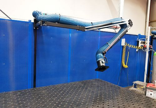 DENIOS Absaugarm mit außenliegenden Gelenken 4,0 m, 172577