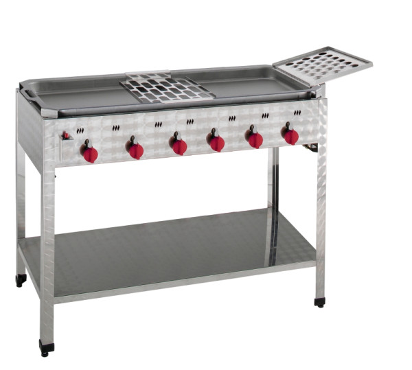 Neumärker Reibekuchen Gasstandbräter 6, 6 Brenner, 00-50489
