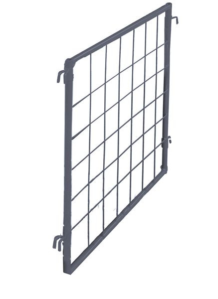 VARIOfit Palettenaufsatz Trenngitter, Abmessung: 950 x 400 mm, RAL 7016 anthrazitgrau, zpa-100.014/AG