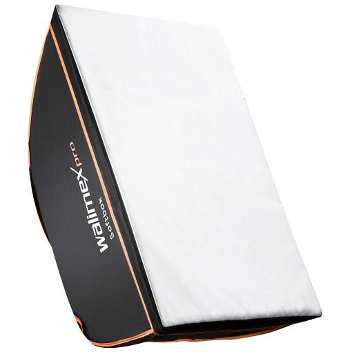 Walimex pro Softbox Orange Line 75x150, inkl. Front- und Zwischendiffusor sowie Transporttasche, 1018778