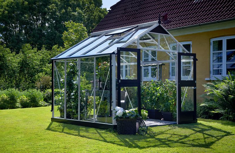 Juliana Gewächshaus Premium 88 m² mit 3 mm Sicherheitsglas F09471