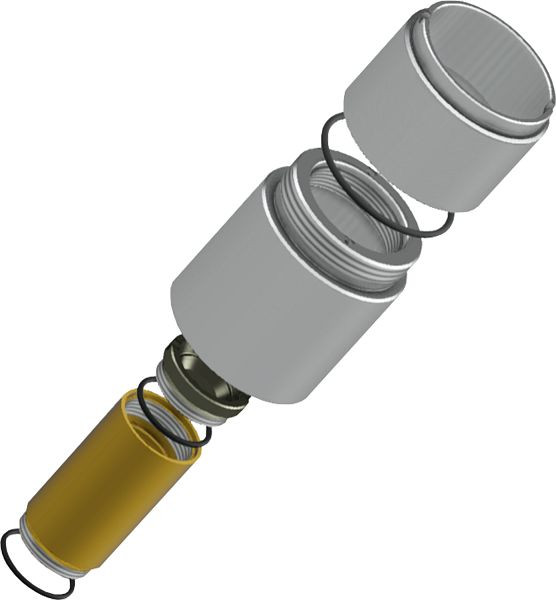 KWC Verlängerungsset, für Tiefenausgleich Aqualine, 33 mm, ab 2001, 2000101451