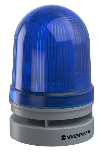 WERMA Midi TwinLIGHT Combi 115-230VAC BU- blau, 461.510.60
