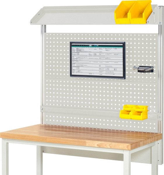 RAU System-Aufbau - Komplettset 02, für Produktbreite 1250 mm, RAL7035/RAL7035, EE-BW-KS-02-1250.12