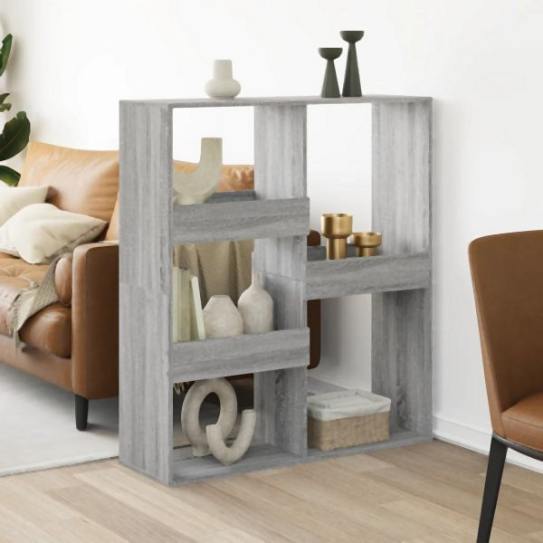 vidaXL Raumteiler Grau Sonoma 100x33x115 cm Holzwerkstoff, 3309551