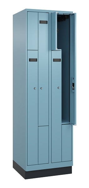 C+P Z-Spind Evolo PLUS, Sockel, 4 Fächer, 1950x600x500mm, 0010/0010, Zylinderschloss, 049023-204 S10042