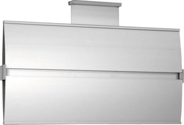 Moedel Elegantes Leitsystem, Ausführung Deckenmontage, Aluminium, eloxiert, 400x200 mm, 60975