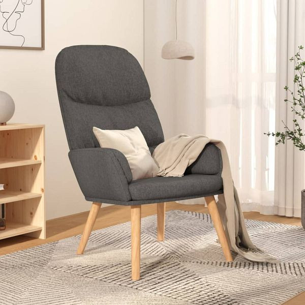 vidaXL Relaxsessel Hellgrau Stoff, 340990, 8720286819340