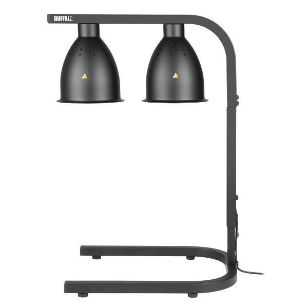 Buffalo Infrarot-Speisenwärmer Mattschwarz, 500 W, JA865, 5050984808319