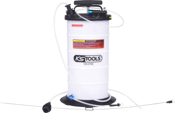 KS Tools Vakuum-Absaugpumpe 9, 5 Liter inklusive 4 Sonden, 160.0790