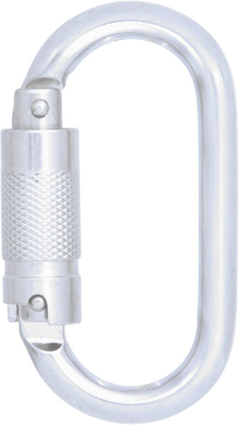 Kratos Edelstahlkarabiner mit dreifach wirkendem Automatikverschluss, FA5030516