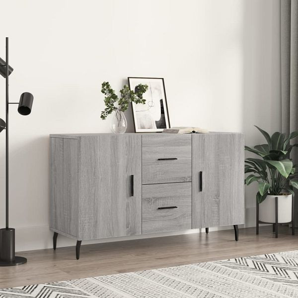 vidaXL Sideboard Grau Sonoma 100x36x60 cm Holzwerkstoff, 828194