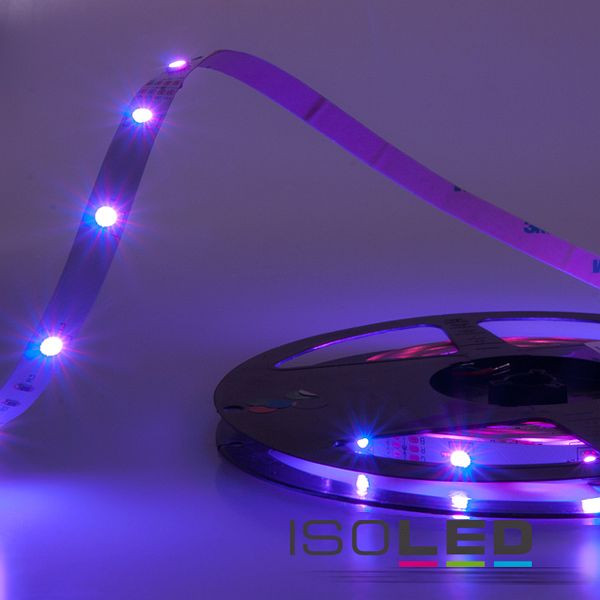 ISOLED LED SIL-RGB Flexband, 24V DC, 7,2W, IP20, 5m Rolle, 30 LED/m, 112068
