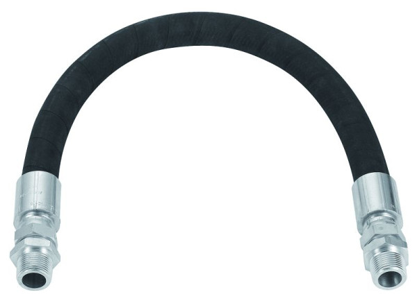 Prevost Flexible Schläuche Ausgleich für Netzwerk-Erweiterung - Verjüngte männliche Drehzapfen-Verbindungen, AG BSPT= R 2, Länge= 1 m, LAM 60