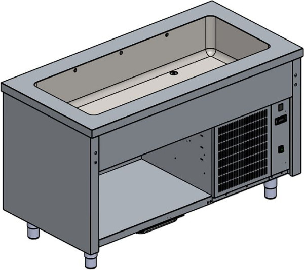 KBS Kühlwanne mit stiller Kühlung Modul 2 GN 1/1, 330130