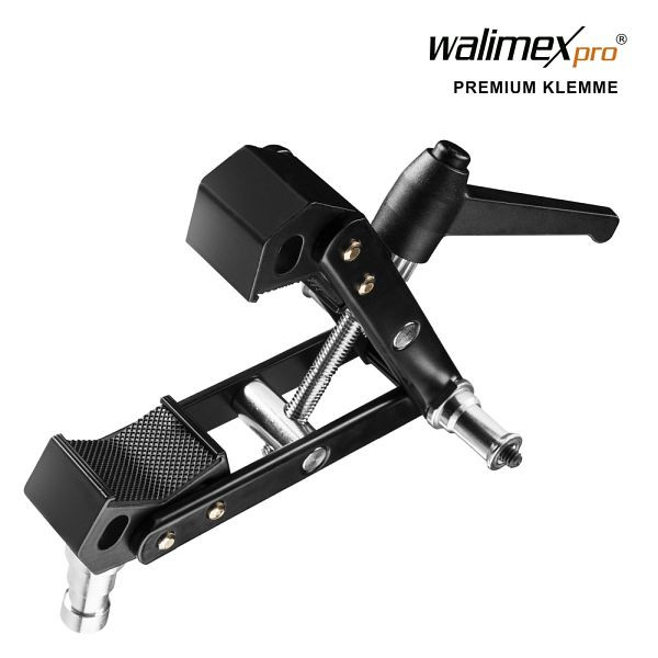 Walimex pro Premium Klemme, Produktfarbe: Schwarz, 1018600, 4250234586009